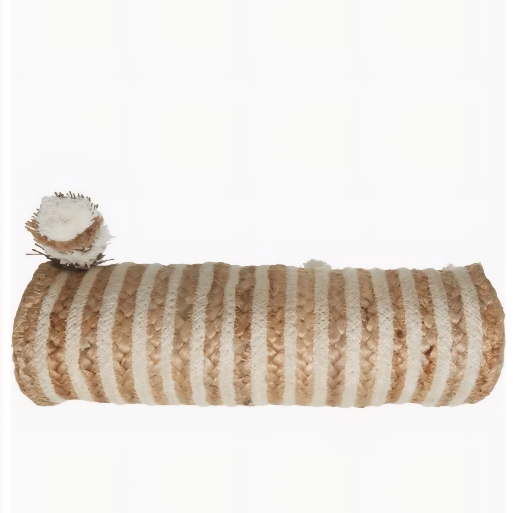 Anthropologie Shiraleah Mare Woven Tassel Clutch Bag in Natural Jute and Cream - Picture 6 of 13